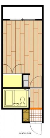 カメイファイブ(ワンルーム/5階)の間取り写真