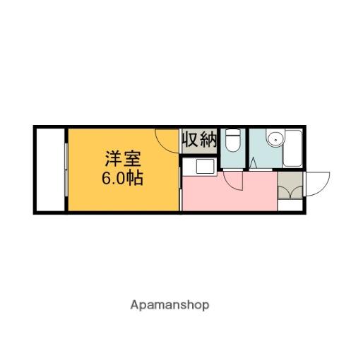 リバーシティ五日市(1K/5階)の間取り写真