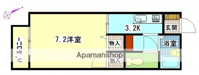 F.ステージ緑井(1K/2階)の間取り写真