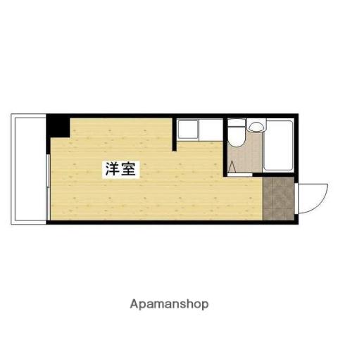 山下ビル(ワンルーム/5階)の間取り写真