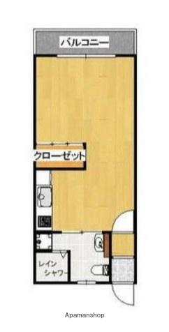 コーポヤマキ(1DK/2階)の間取り写真