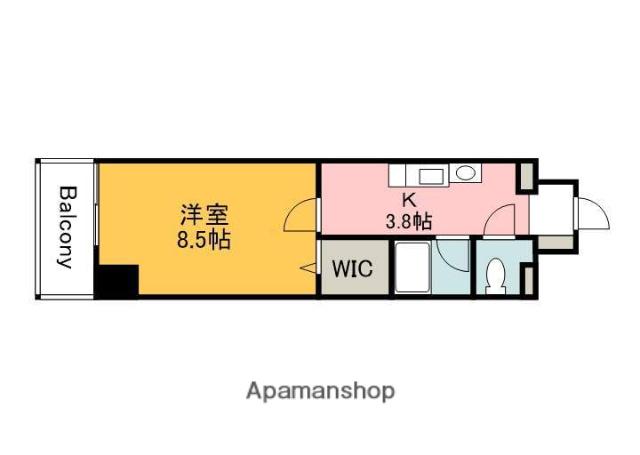 ミーニュ・カーザ(1K/5階)の間取り写真