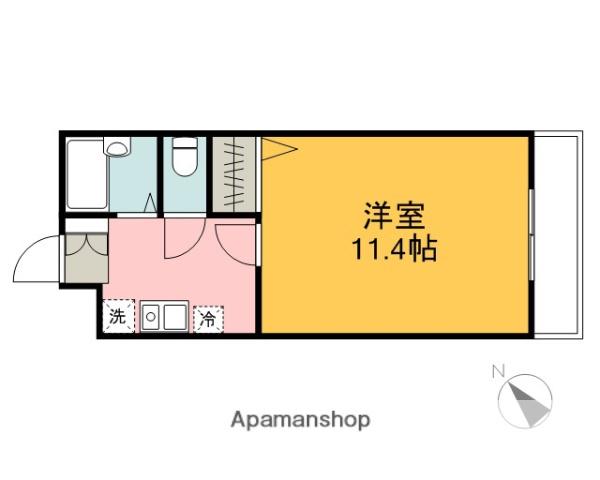 第2大徳ビル(1K/3階)の間取り写真