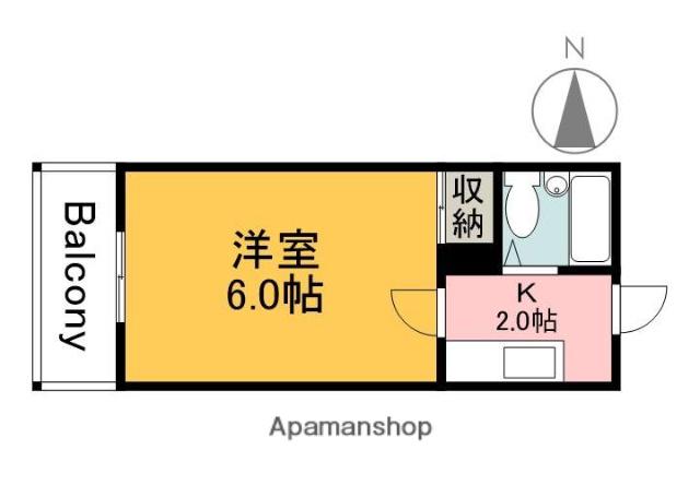 第一祇園Sビル(1K/4階)の間取り写真