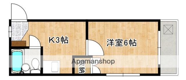 MICHIROOM長束(1K/3階)の間取り写真