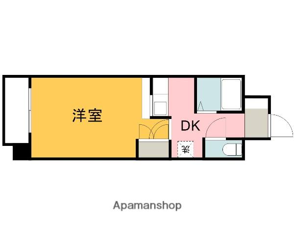エステートベネフィット5フルタ(1K/5階)の間取り写真