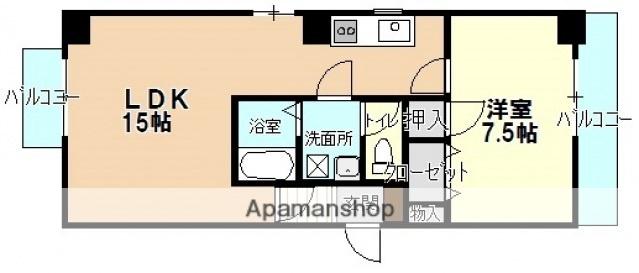 メゾンイヨ(1LDK/3階)の間取り写真