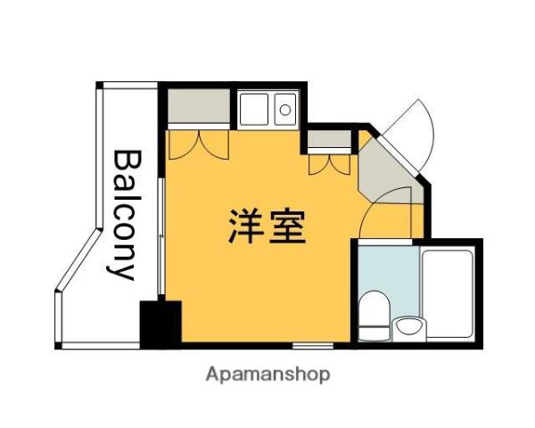 横川アイティービル(ワンルーム/5階)の間取り写真