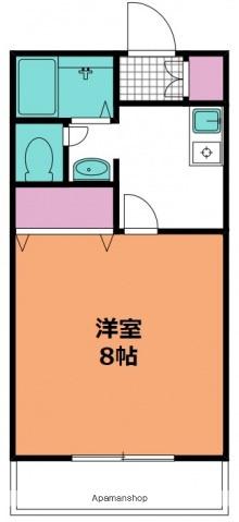 フレンズ壱番館(1K/2階)の間取り写真