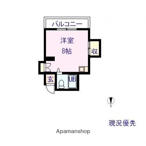 吉川マンション(ワンルーム/3階)の間取り写真