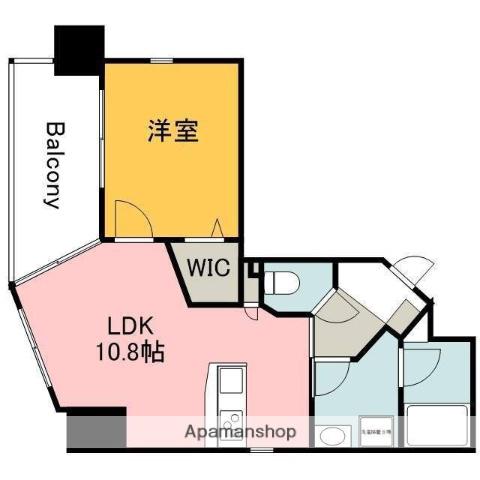 オリオリタウン8(1LDK/3階)の間取り写真