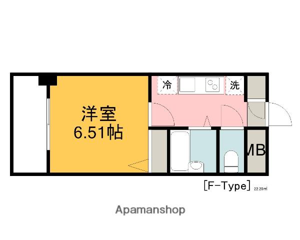 HITOTO広島ナレッジスクエア(1K/4階)の間取り写真