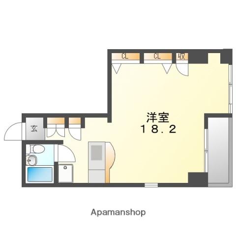 729BLDG(ワンルーム/5階)の間取り写真