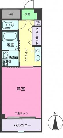 第2中村ビル(1K/3階)の間取り写真