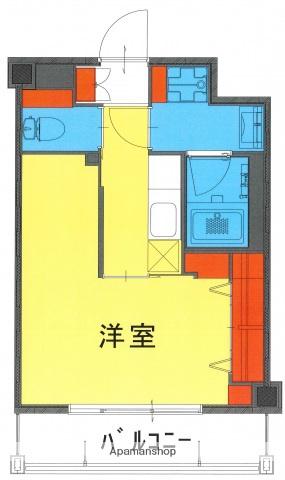 CASA EN Ⅱ(1K/11階)の間取り写真