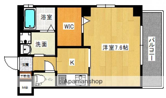 LE DOME東蟹屋(1K/6階)の間取り写真