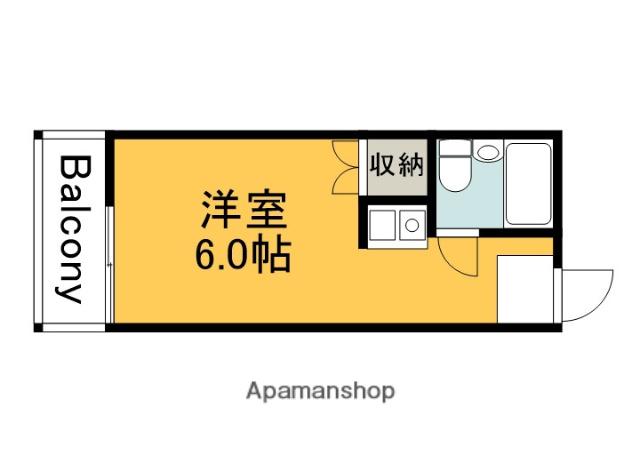 プレアール曙(ワンルーム/2階)の間取り写真