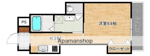 RIDERE光南(1K/2階)の間取り写真