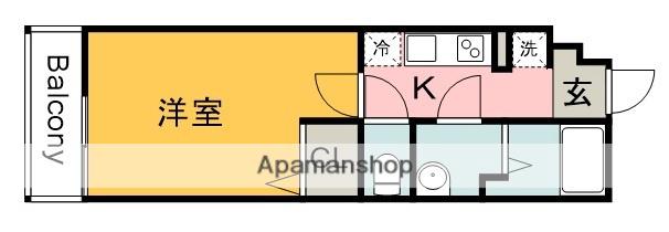 LA SOIREE UJINA(1K/3階)の間取り写真