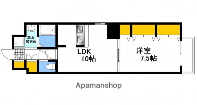 IMAKIYA.BLD(1LDK/4階)の間取り写真