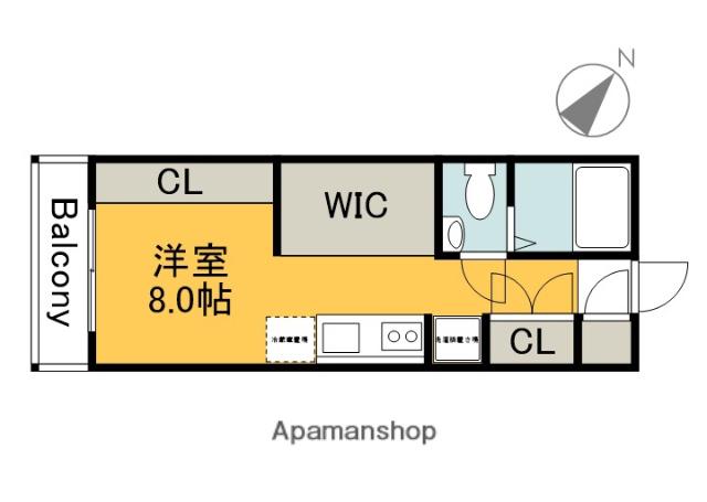 プリマヴェーラ大野ANNEX(ワンルーム/2階)の間取り写真