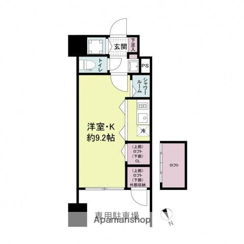 ブランシエスタ河原町(ワンルーム/1階)の間取り写真