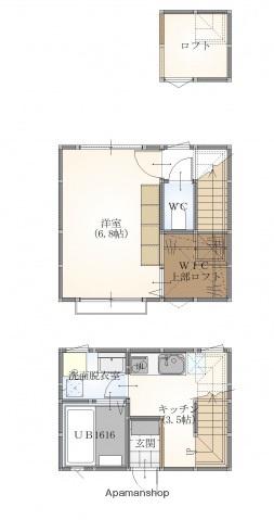 CASA GRANO(1K/1階)の間取り写真