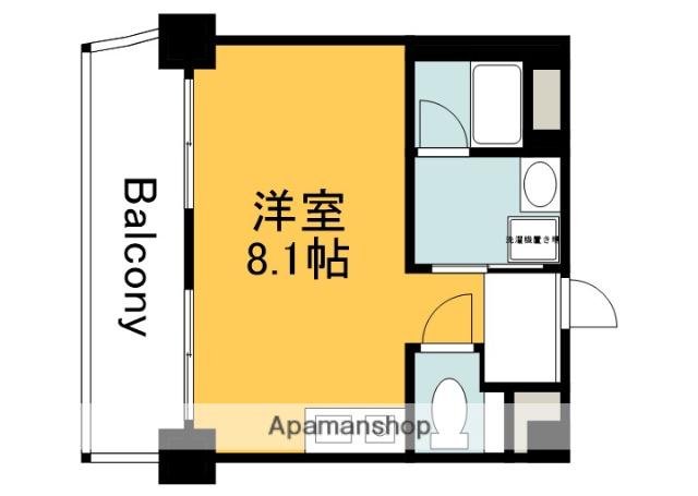 NOKOⅡ(ワンルーム/7階)の間取り写真