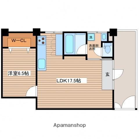 KSK大州ビル(1DK/1階)の間取り写真