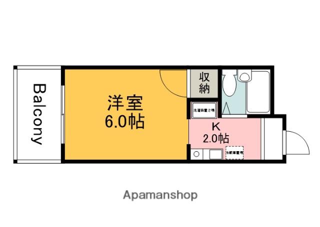 多田ビル(1K/4階)の間取り写真