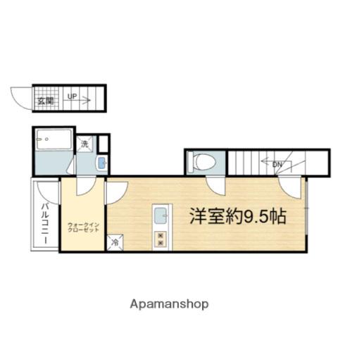 リバーノース大宮(ワンルーム/3階)の間取り写真