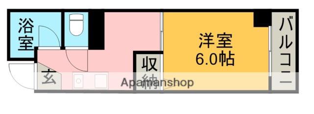 レジデンス東雲(1K/2階)の間取り写真
