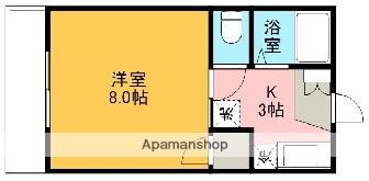 グリーンコーポD(1K/2階)の間取り写真