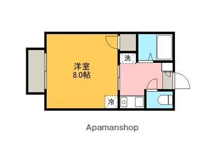 メゾンド・KA棟(1K/2階)の間取り写真