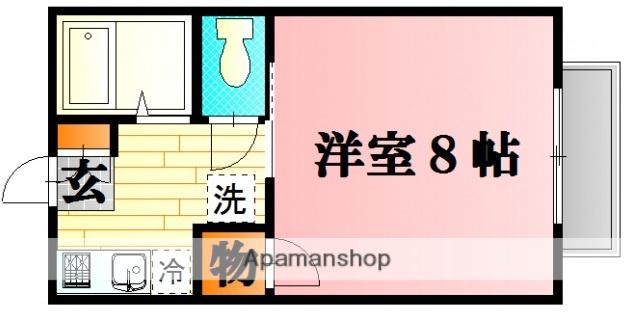 I.DUNE A(1K/1階)の間取り写真