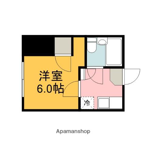 アルソーレ東広島七番館(1K/2階)の間取り写真