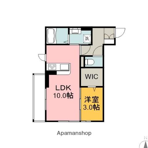 アーバンライフSTM(1LDK/2階)の間取り写真