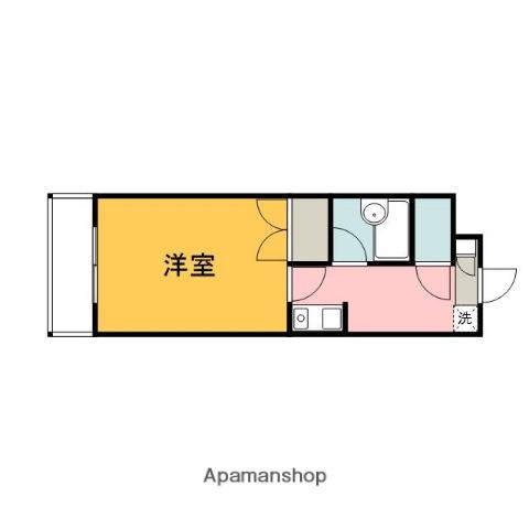 エイトバレー16(1K/3階)の間取り写真