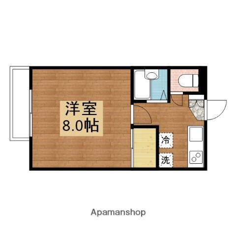 フェニックスタウンA館(1K/1階)の間取り写真