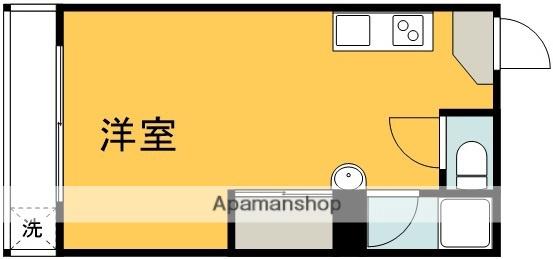 アビリオ西条中央(ワンルーム/3階)の間取り写真