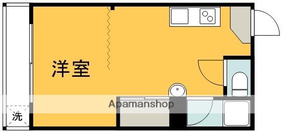 アビリオ西条中央(ワンルーム/3階)の間取り写真