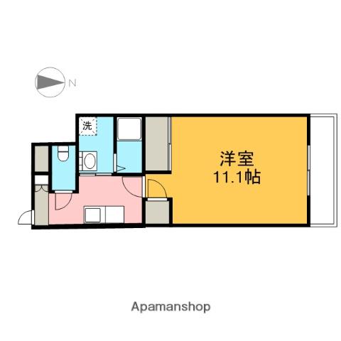 エイトバレー30(1K/5階)の間取り写真