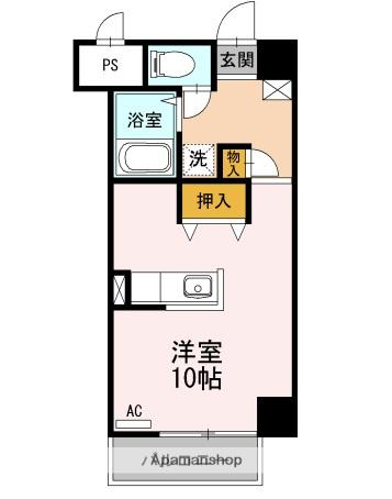 メセナ西条(ワンルーム/5階)の間取り写真