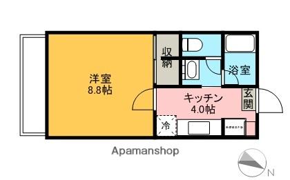 AVILLION(1K/3階)の間取り写真