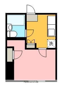 アルソーレ東広島七番館(1K/1階)の間取り写真