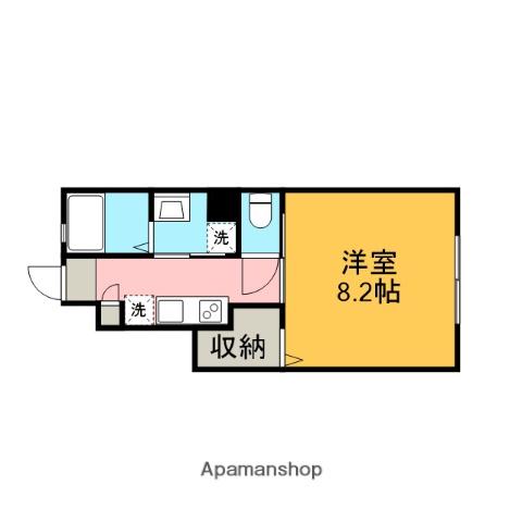 PINO COLLINA(1K/1階)の間取り写真