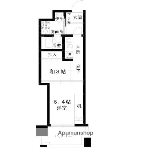 モア・マリオ平和公園(2K/9階)の間取り写真