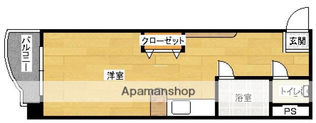 MIRAIZU宇品(ワンルーム/3階)の間取り写真