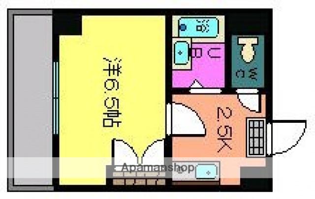 シティパル土井(1K/2階)の間取り写真