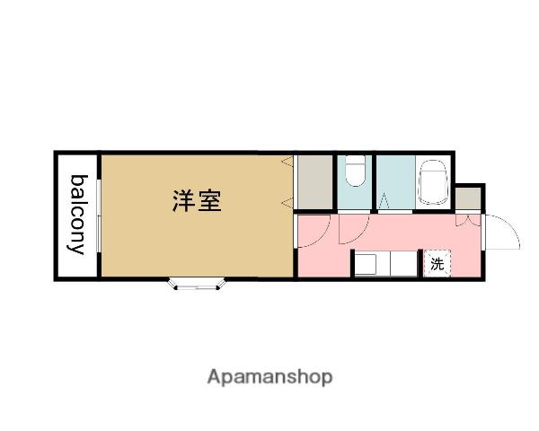 エクレールOHKURA(1K/2階)の間取り写真